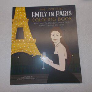 New Emily in Paris coloring book illustrated by Karen Perez Velasco